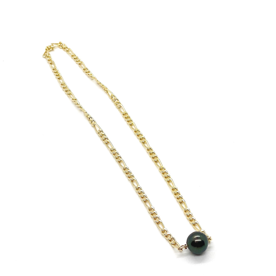 Tahitian Pearl Figaro Bracelet/Necklace