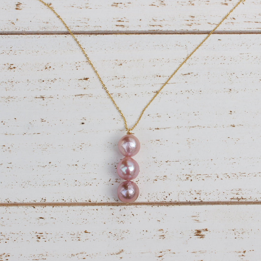 Violet Necklace - Edison Pearls