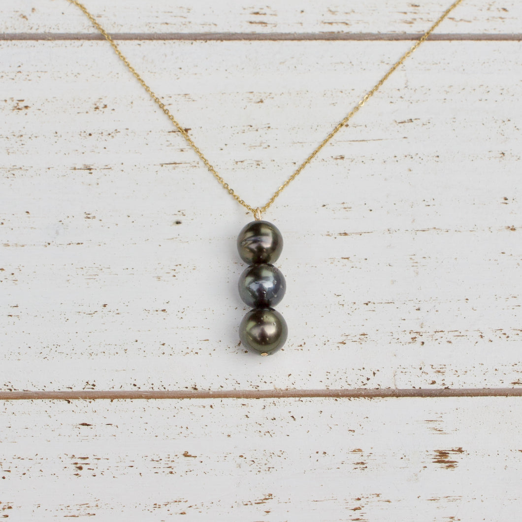 Violet Necklace - Tahitian Pearls
