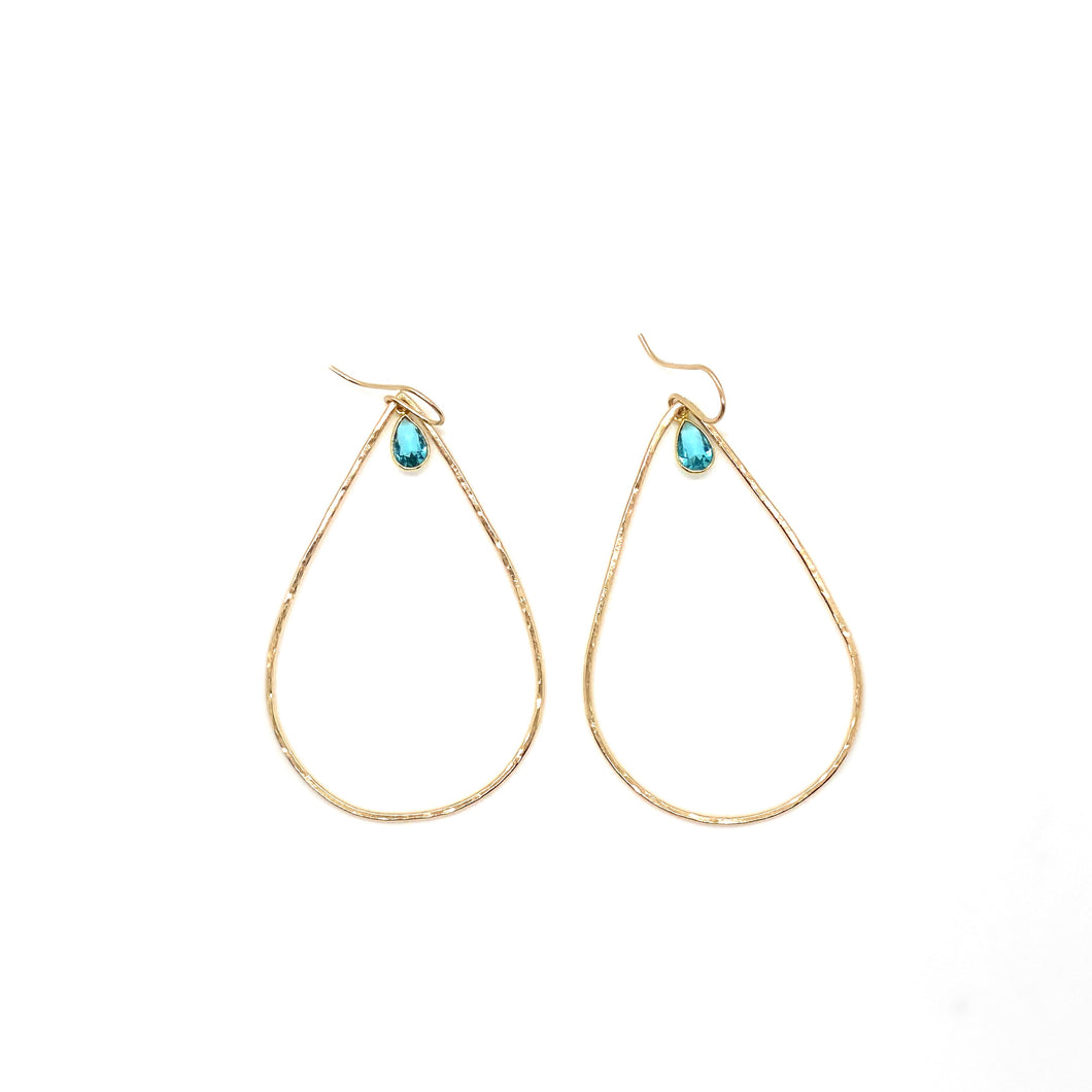 Blue Quartz Mānoa Earrings