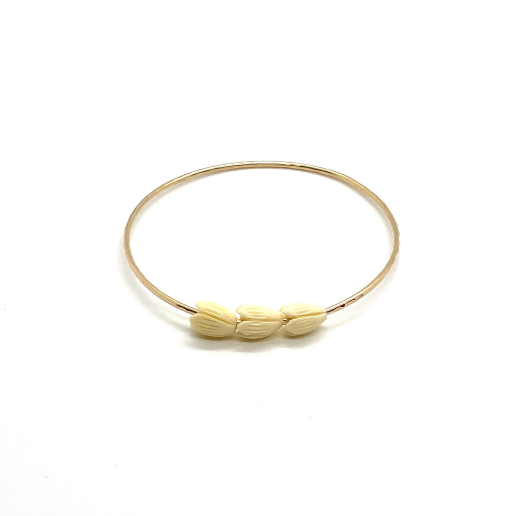 Triple Pikake Bangle