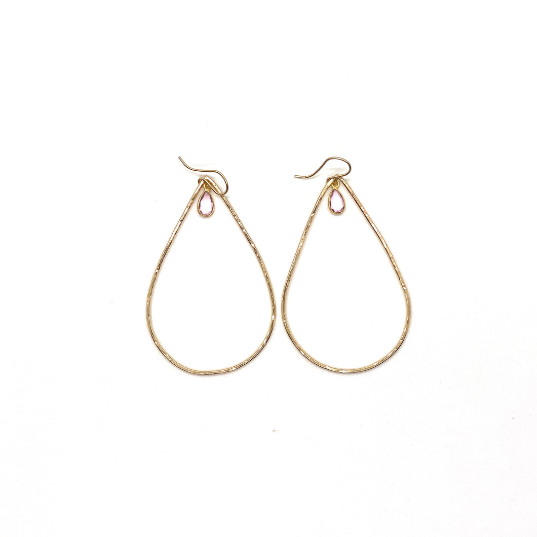 Pink Quartz Mānoa Earrings