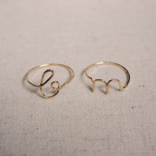 Load image into Gallery viewer, Initial Ring
