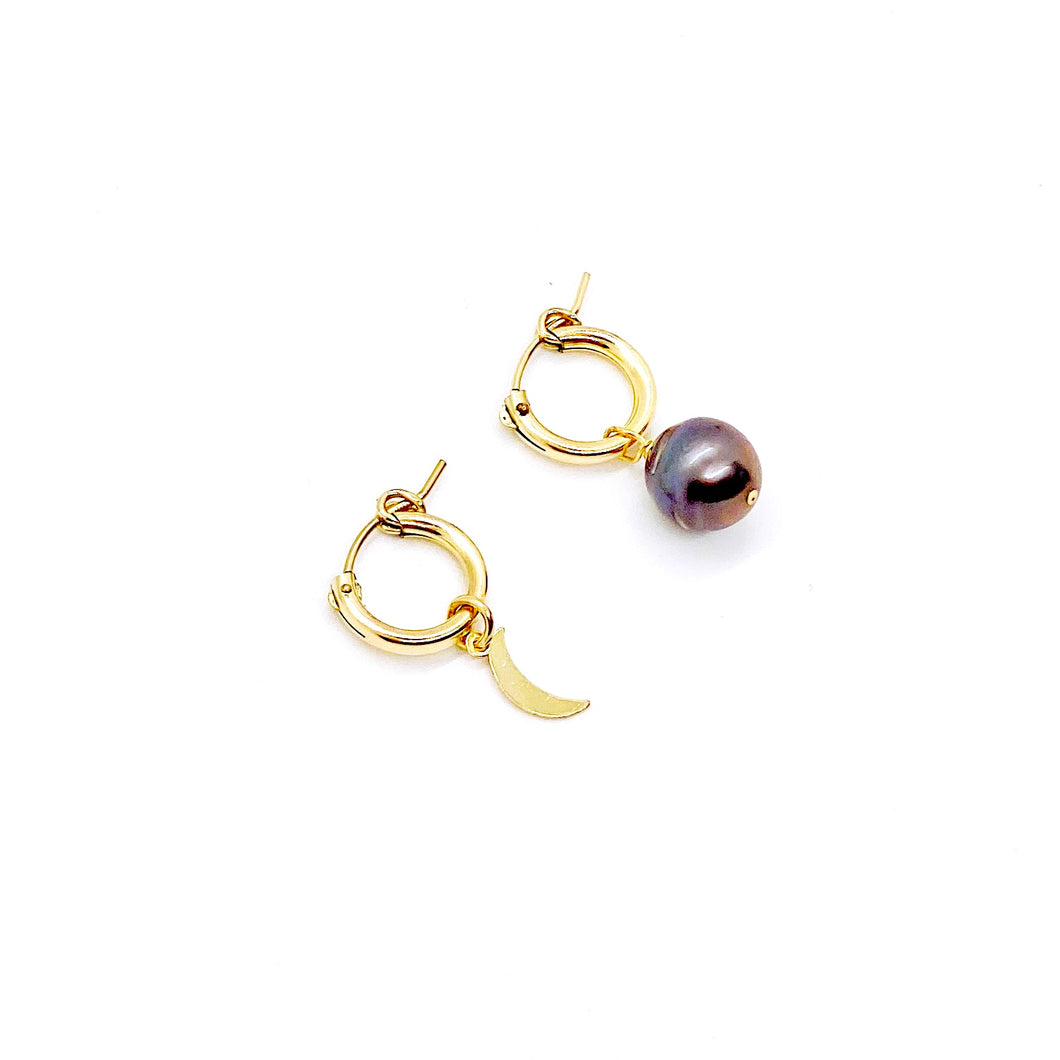 Mini Charm Hoops
