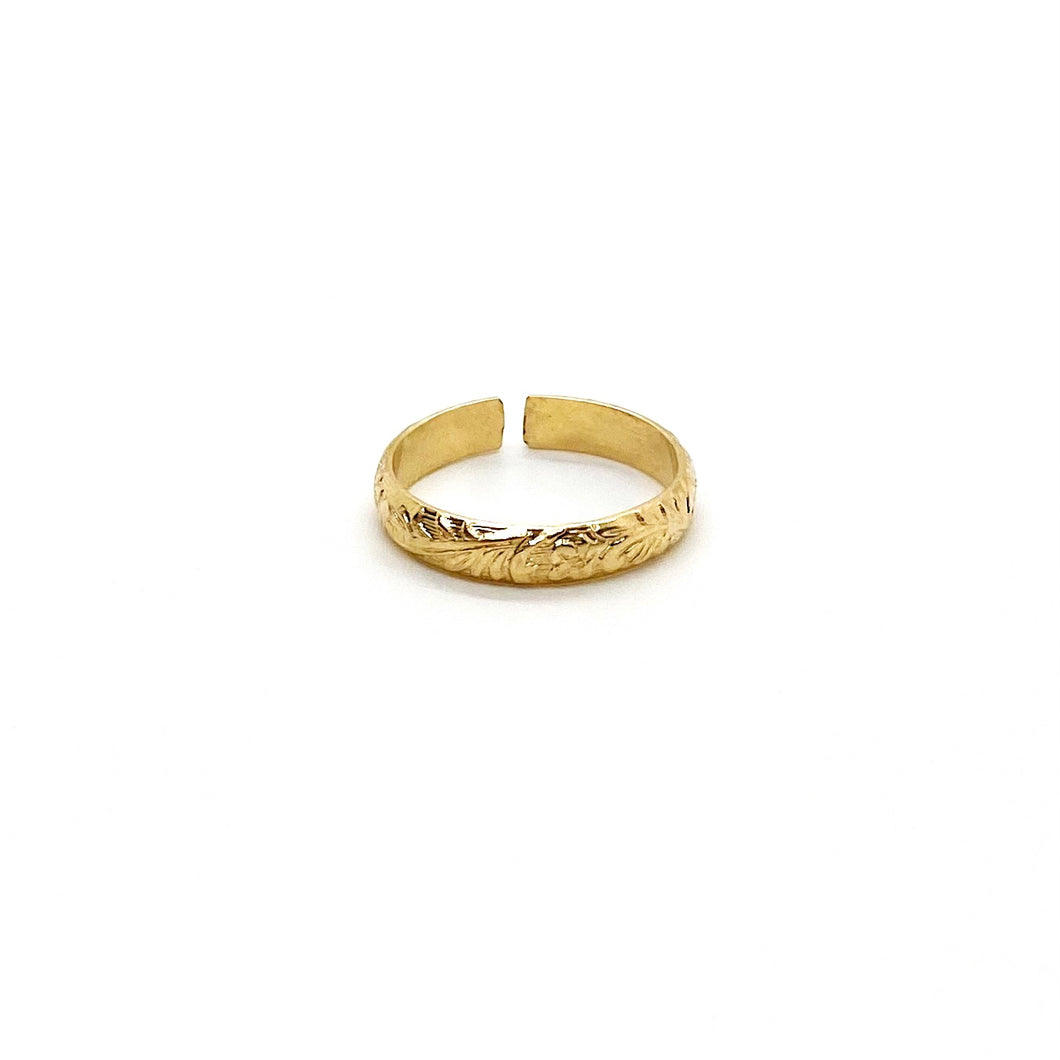 Adjustable Floral Ring