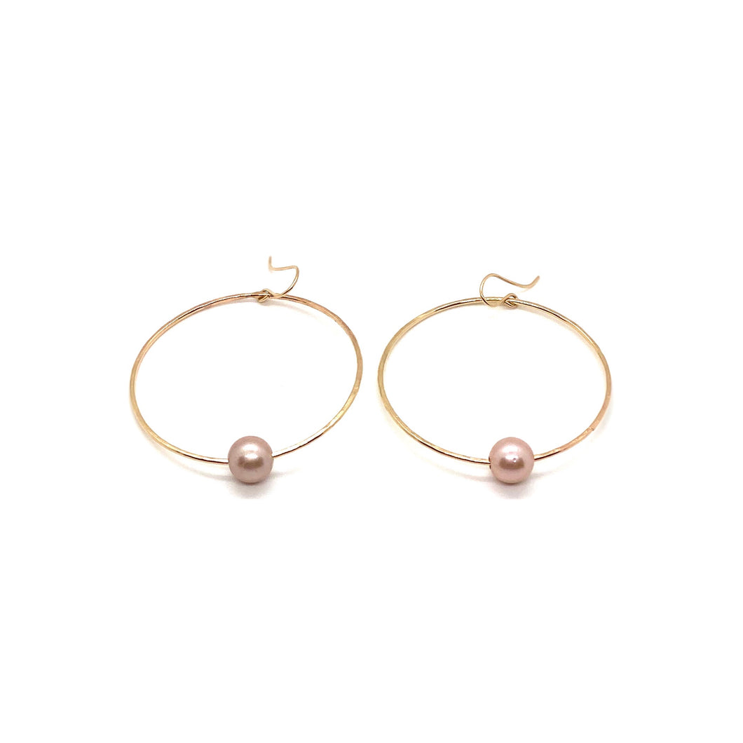 Edison Pearl Luscious Hoops