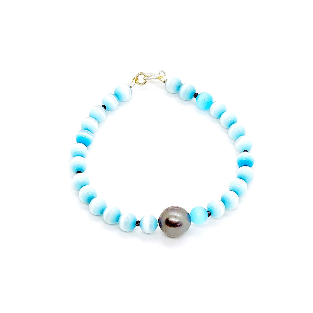 Tahitian Pearl Beaded Bracelet